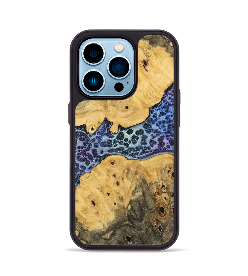 iPhone 14 Pro Wood+Resin Phone Case - Margot (Static, 720263)