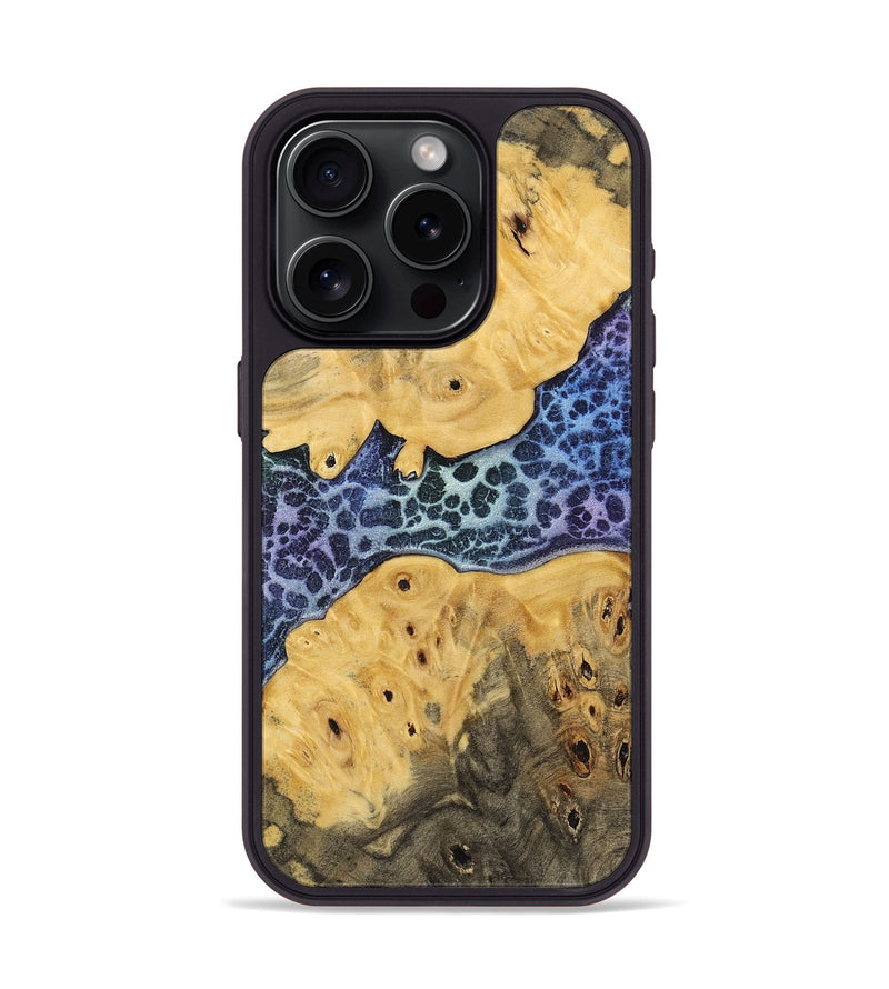 iPhone 15 Pro Wood+Resin Phone Case - Margot (Static, 720263)