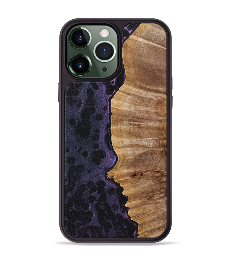 iPhone 13 Pro Max Wood+Resin Phone Case - Briella (Static, 720264)