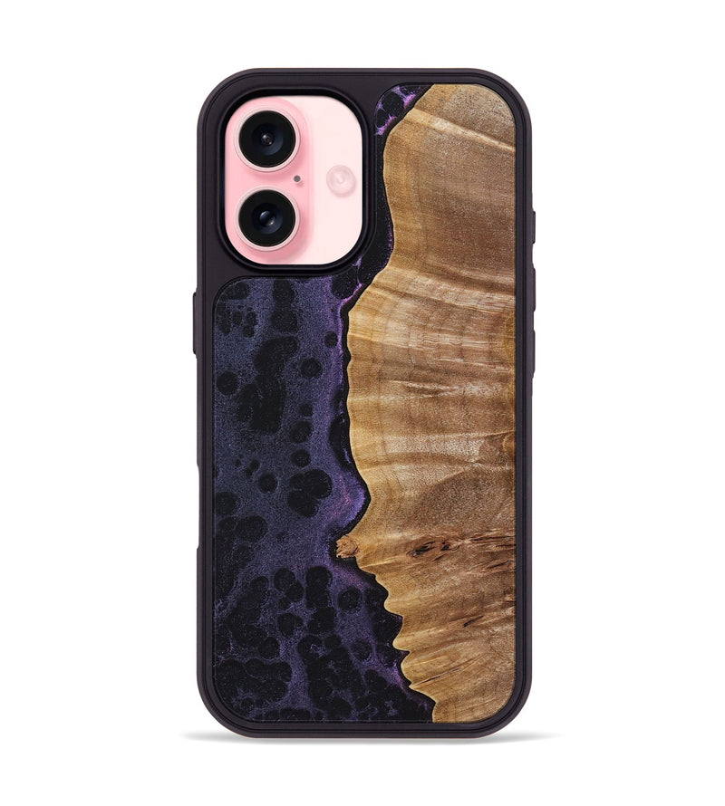 iPhone 16 Wood+Resin Phone Case - Briella (Static, 720264)