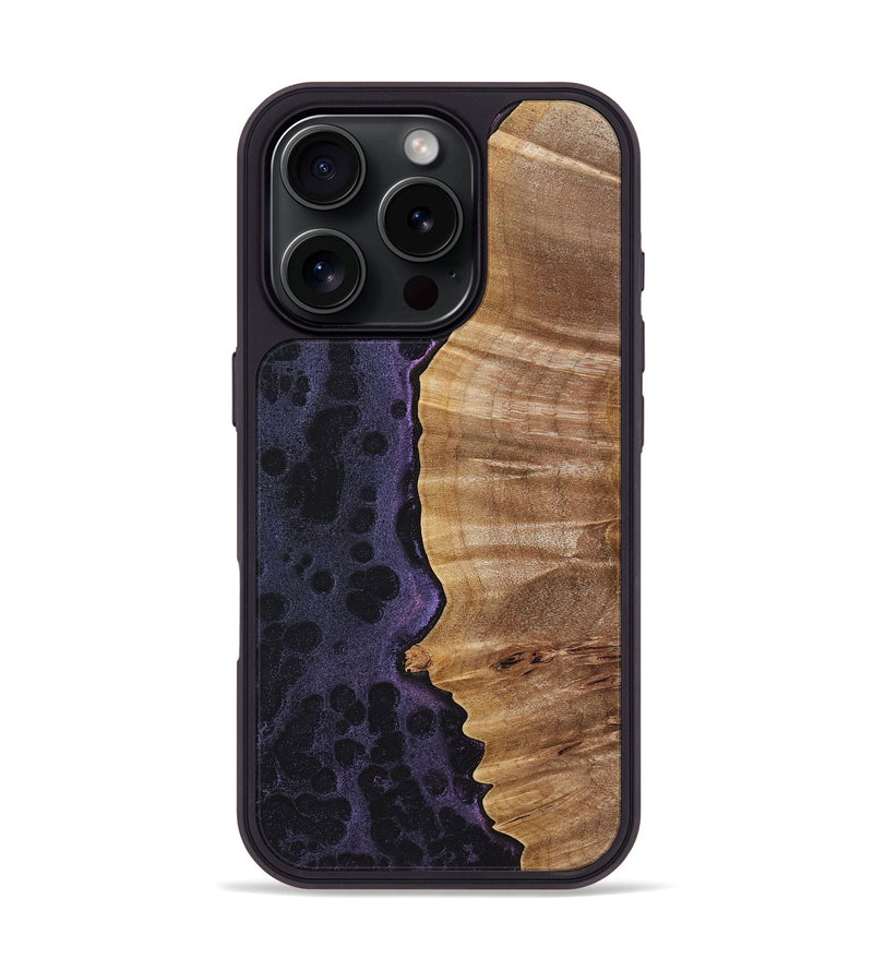 iPhone 16 Pro Wood+Resin Phone Case - Briella (Static, 720264)