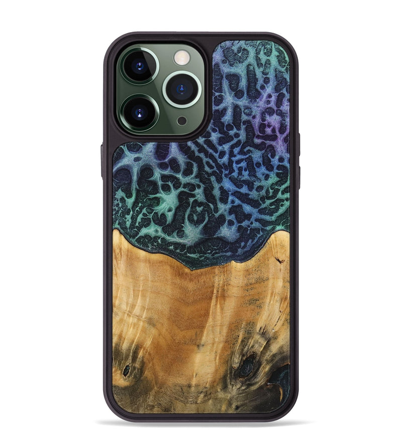 iPhone 13 Pro Max Wood+Resin Phone Case - Lois (Static, 720272)