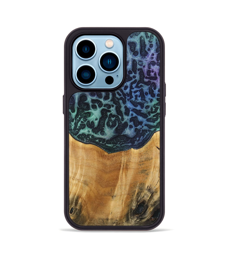 iPhone 14 Pro Wood+Resin Phone Case - Lois (Static, 720272)