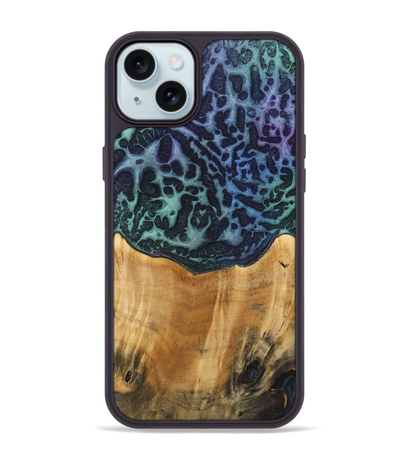 iPhone 15 Plus Wood+Resin Phone Case - Lois (Static, 720272)