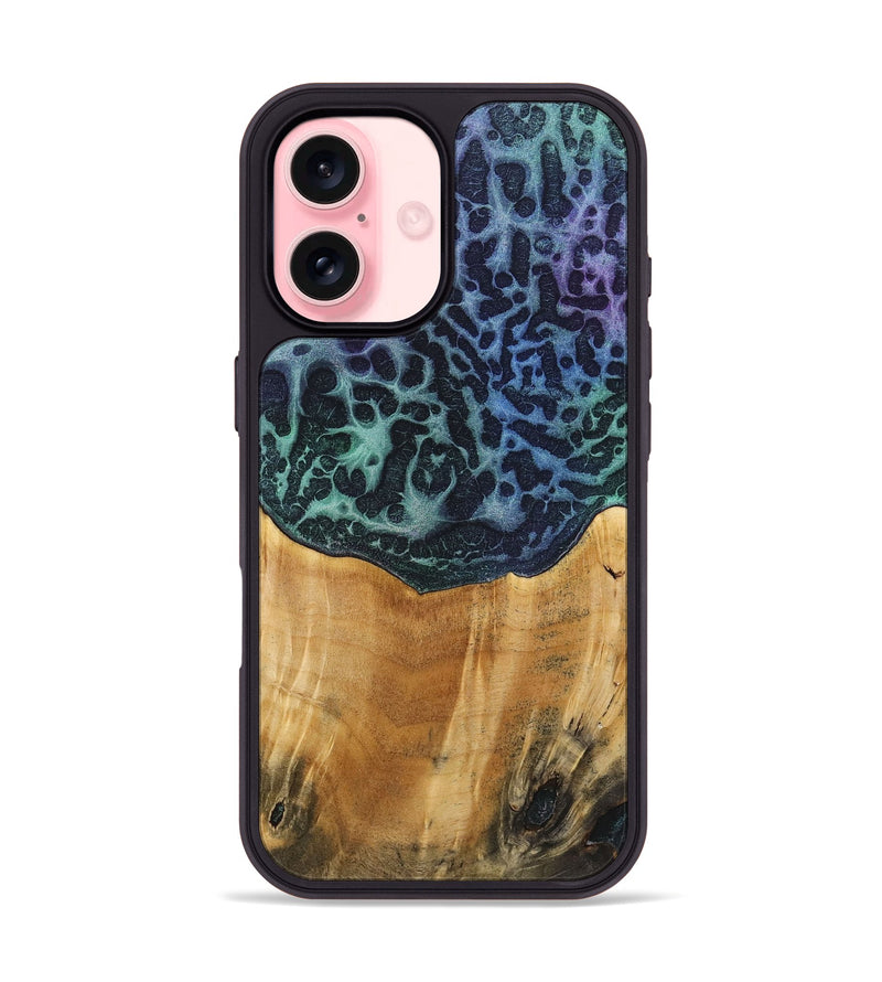 iPhone 16 Wood+Resin Phone Case - Lois (Static, 720272)