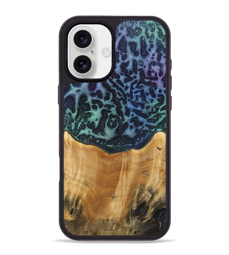 iPhone 16 Plus Wood+Resin Phone Case - Lois (Static, 720272)