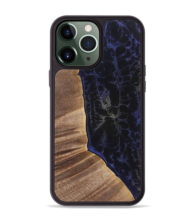 iPhone 13 Pro Max Wood+Resin Phone Case - Elias (Static, 720278)