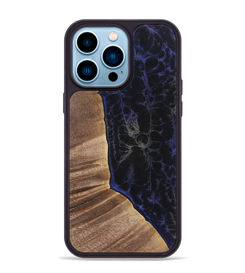 iPhone 14 Pro Max Wood+Resin Phone Case - Elias (Static, 720278)