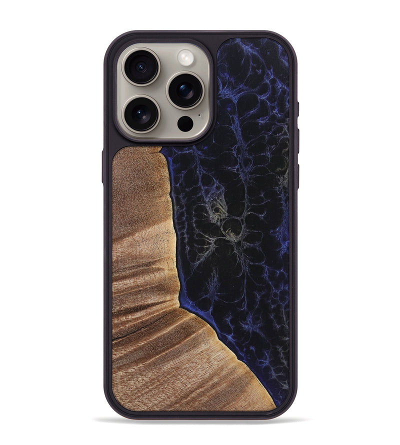 iPhone 15 Pro Max Wood+Resin Phone Case - Elias (Static, 720278)