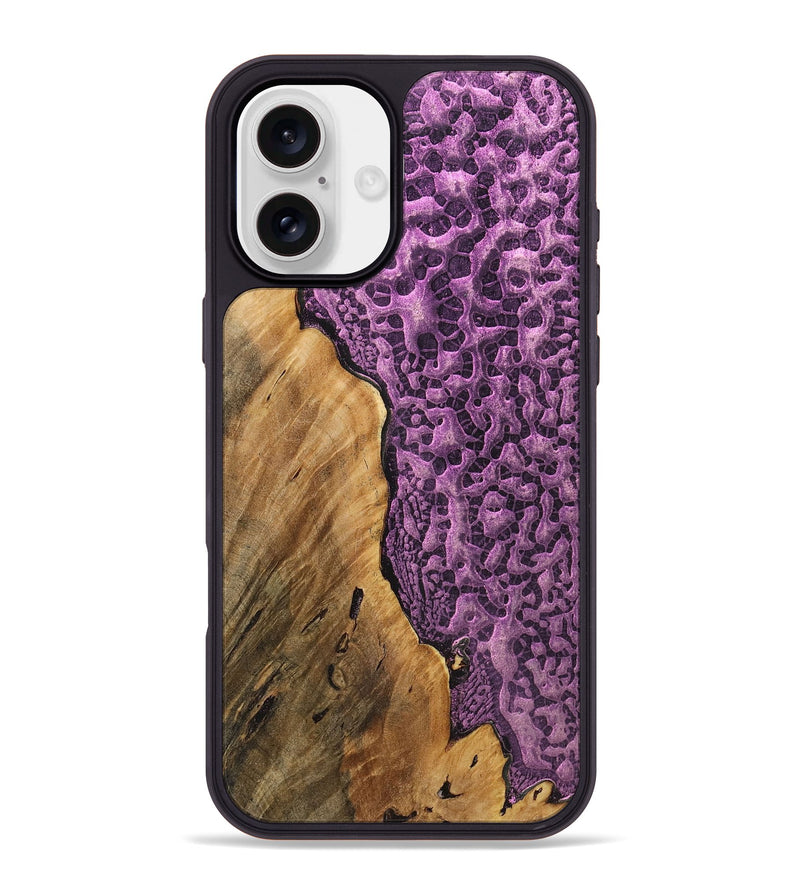 iPhone 16 Plus Wood+Resin Phone Case - Palmer (Static, 720287)