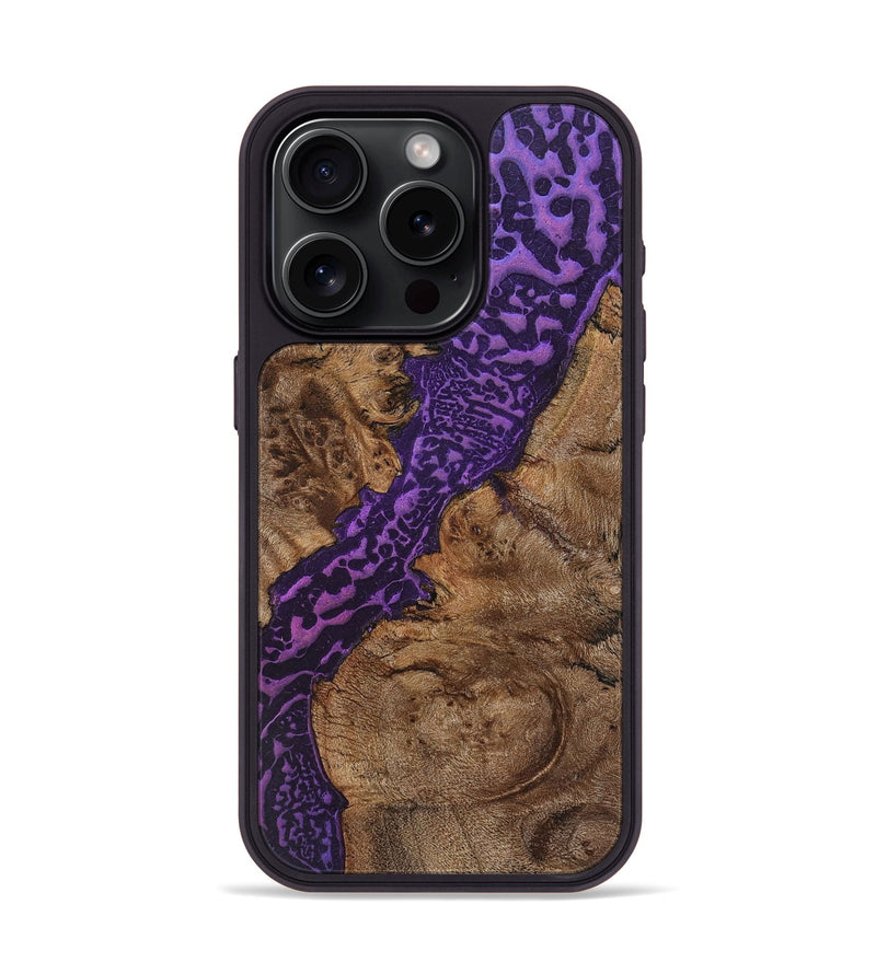 iPhone 15 Pro Wood+Resin Phone Case - Eileen (Static, 720288)