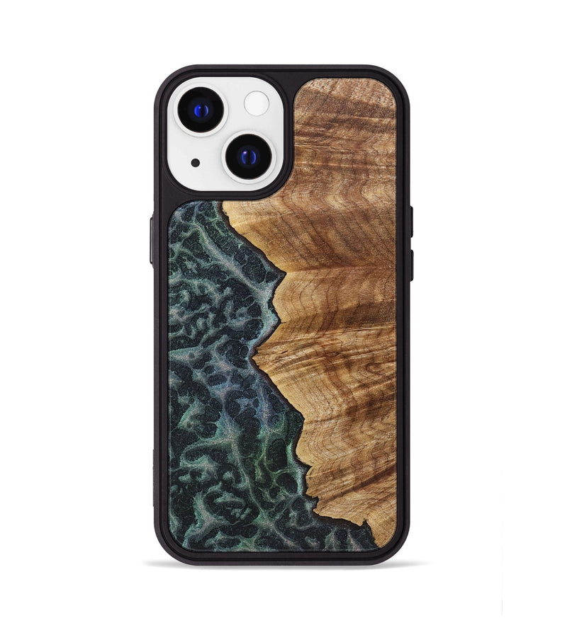 iPhone 13 Wood+Resin Phone Case - Samuel (Static, 720290)