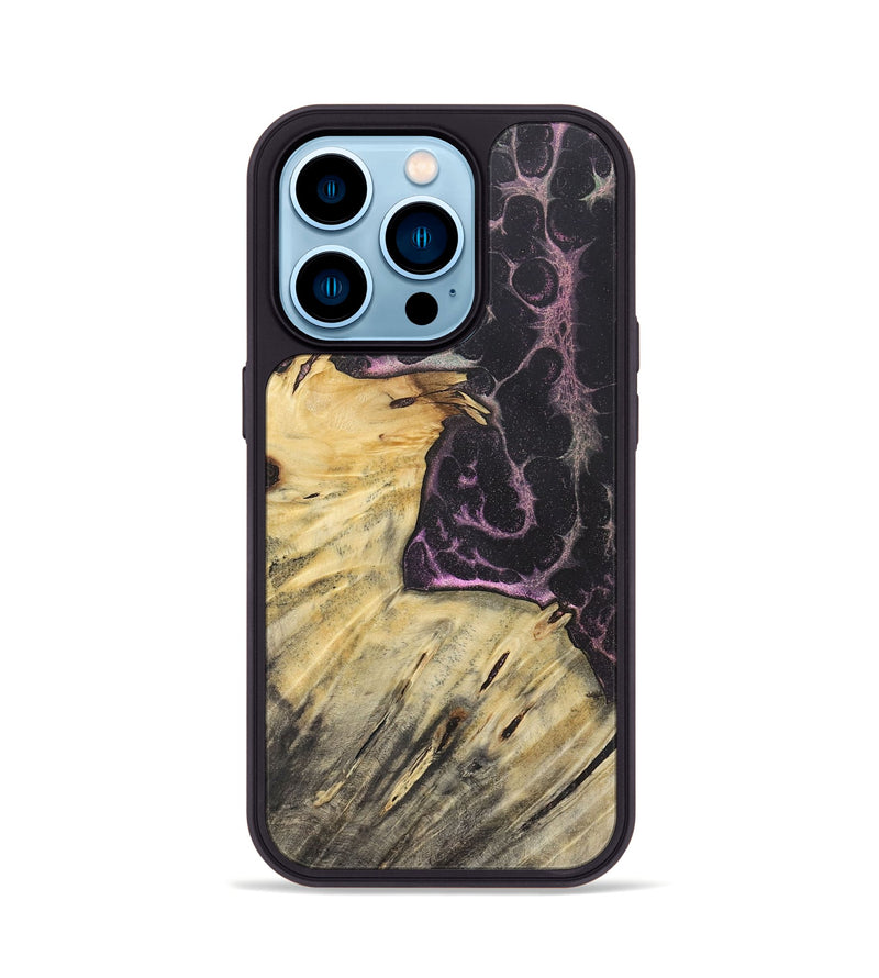 iPhone 14 Pro Wood+Resin Phone Case - Hallie (Static, 720291)