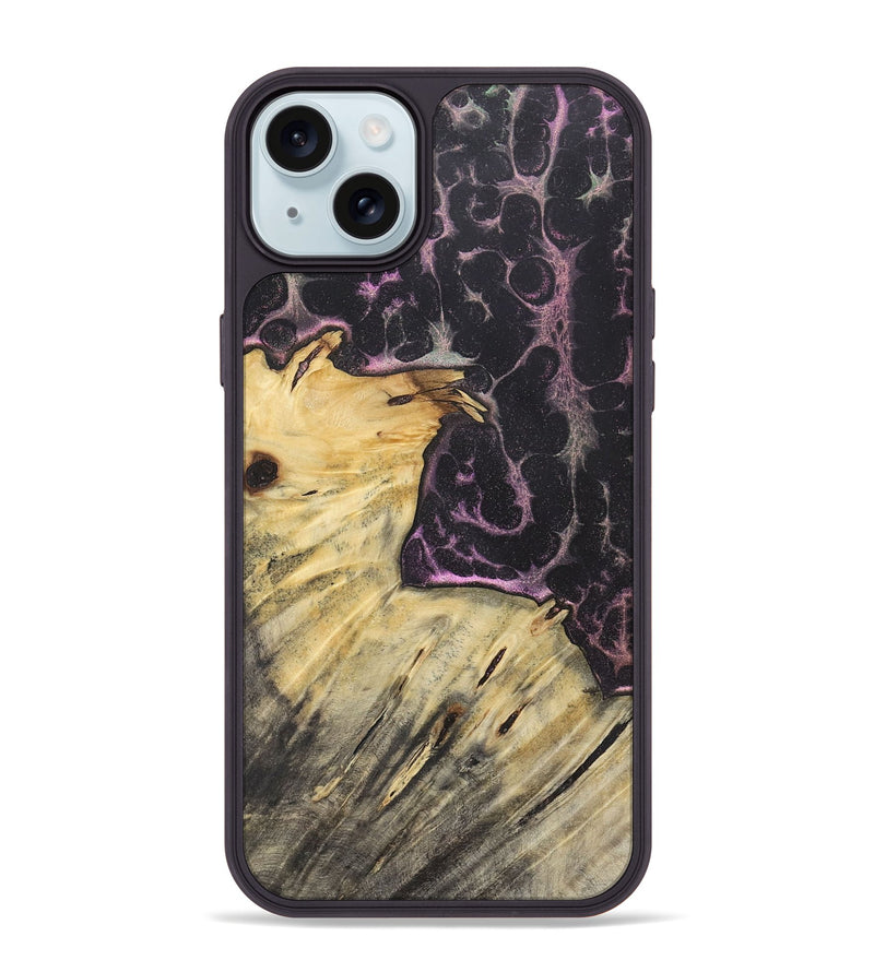 iPhone 15 Plus Wood+Resin Phone Case - Hallie (Static, 720291)