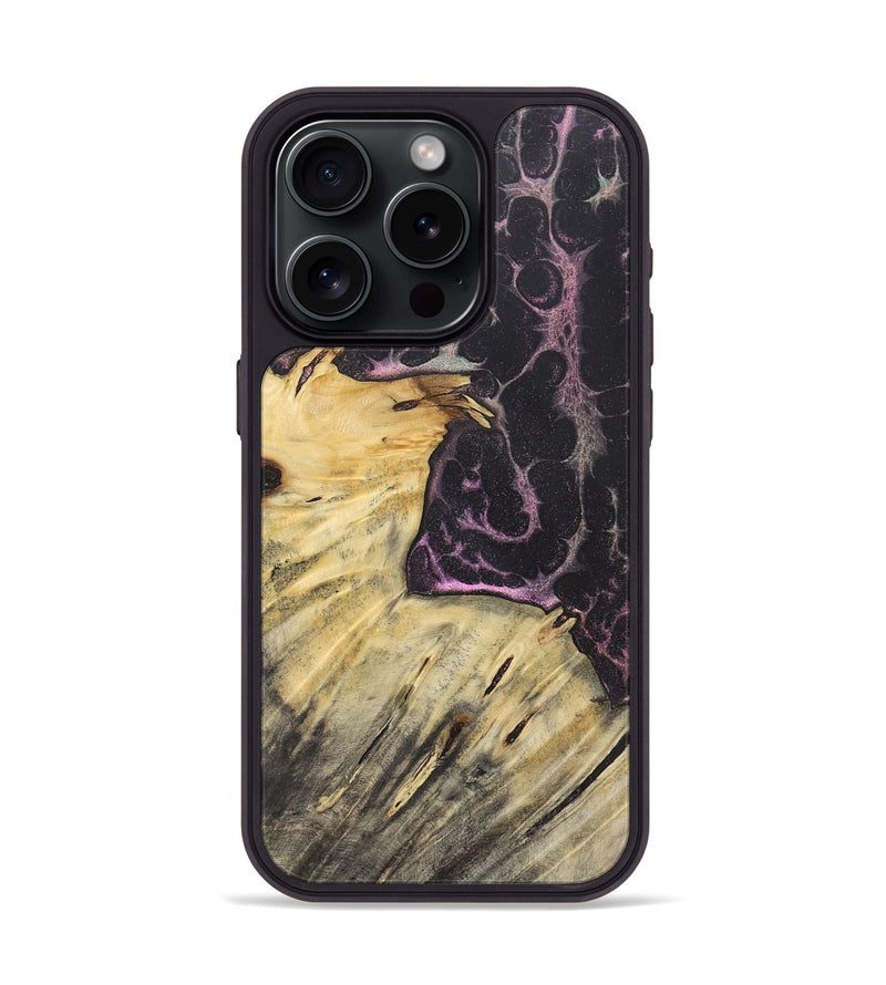 iPhone 15 Pro Wood+Resin Phone Case - Hallie (Static, 720291)