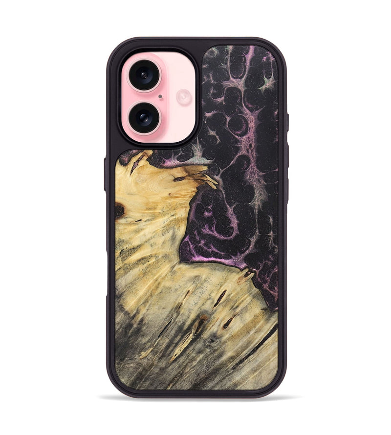 iPhone 16 Wood+Resin Phone Case - Hallie (Static, 720291)