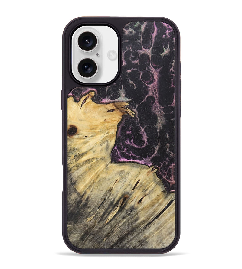 iPhone 16 Plus Wood+Resin Phone Case - Hallie (Static, 720291)