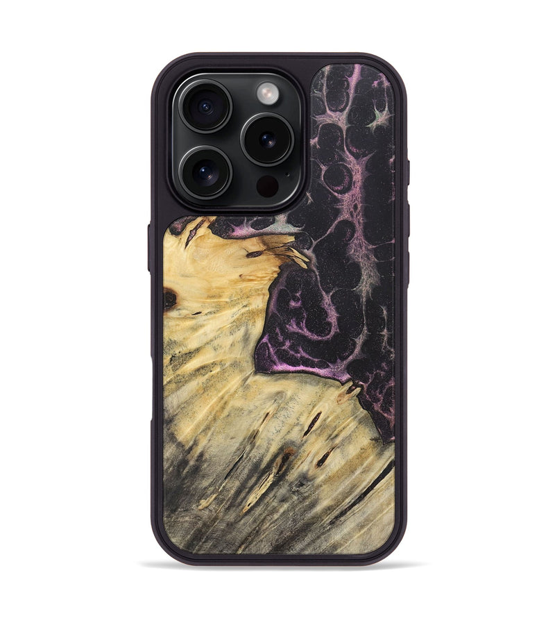 iPhone 16 Pro Wood+Resin Phone Case - Hallie (Static, 720291)