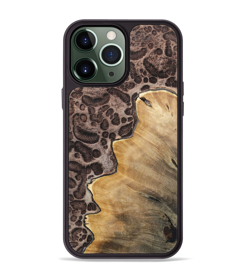 iPhone 13 Pro Max Wood+Resin Phone Case - Fernando (Static, 720292)