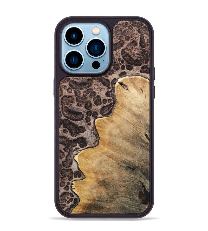 iPhone 14 Pro Max Wood+Resin Phone Case - Fernando (Static, 720292)