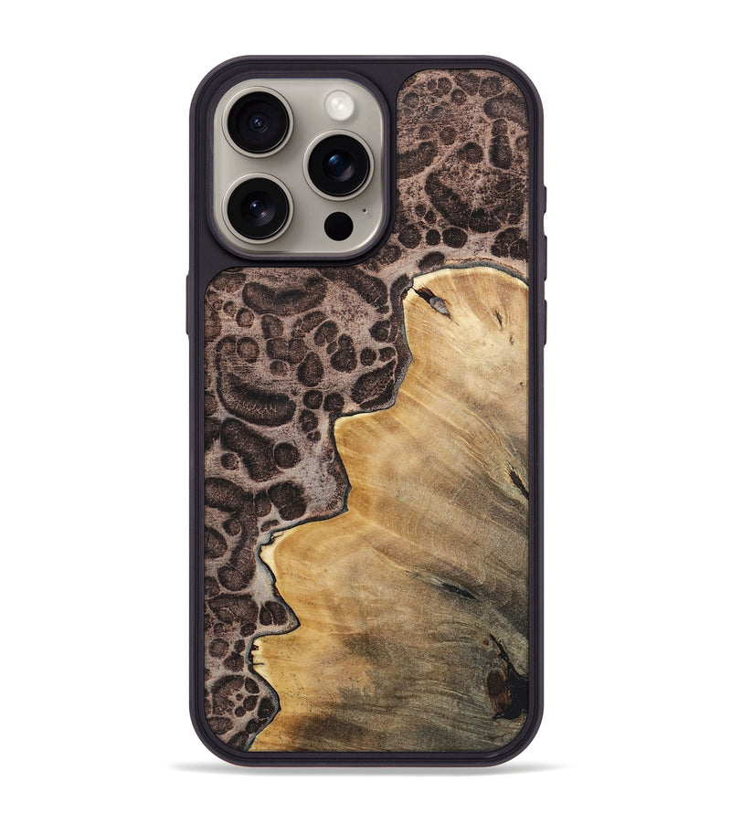 iPhone 15 Pro Max Wood+Resin Phone Case - Fernando (Static, 720292)