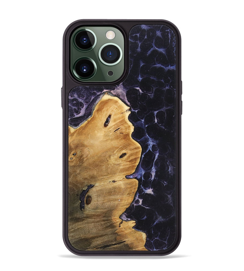 iPhone 13 Pro Max Wood+Resin Phone Case - Ezekiel (Static, 720293)