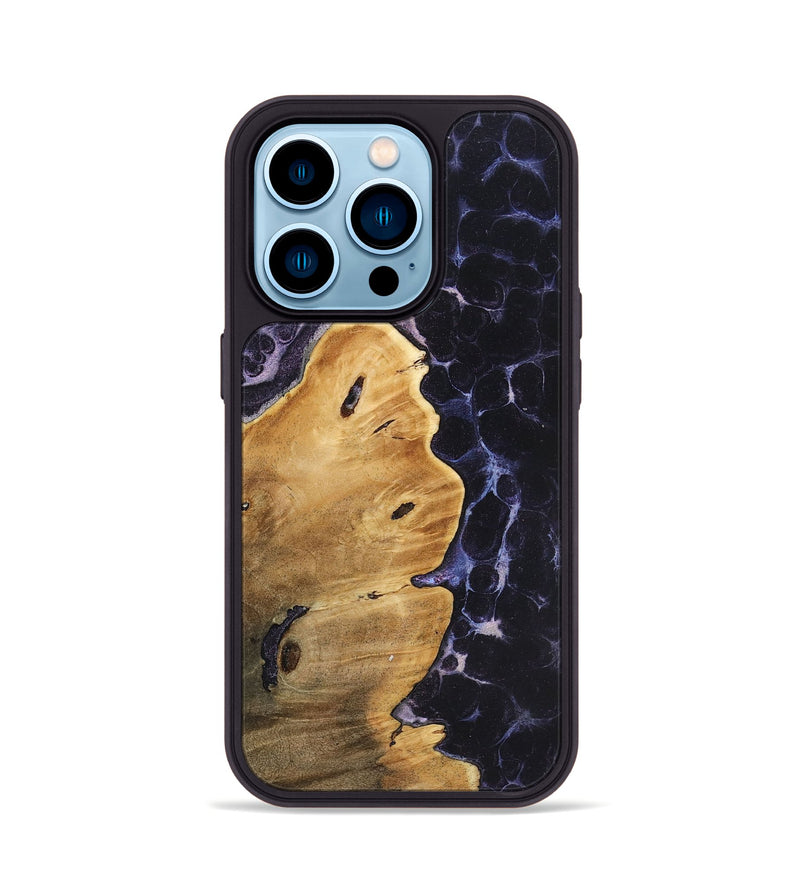 iPhone 14 Pro Wood+Resin Phone Case - Ezekiel (Static, 720293)