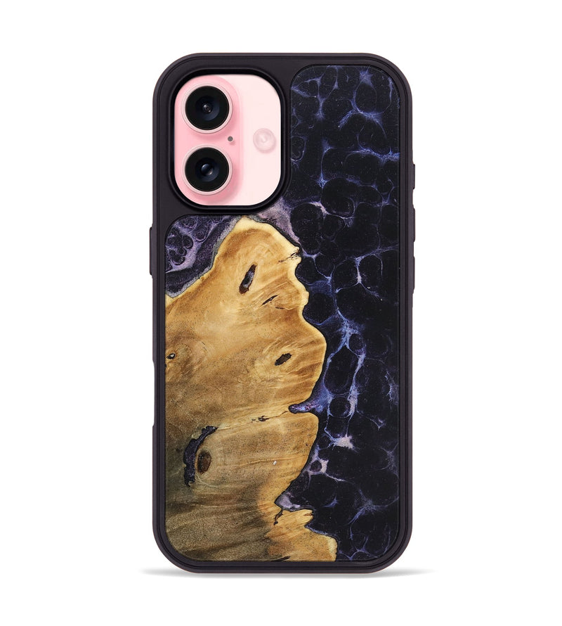 iPhone 16 Wood+Resin Phone Case - Ezekiel (Static, 720293)