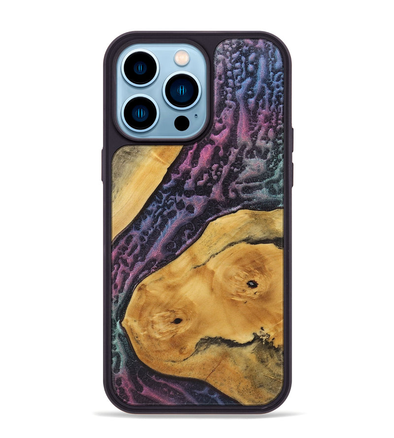 iPhone 14 Pro Max Wood+Resin Phone Case - Beckett (Static, 720294)