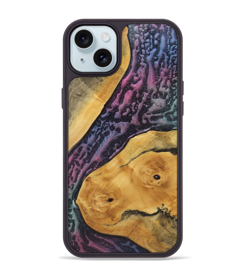 iPhone 15 Plus Wood+Resin Phone Case - Beckett (Static, 720294)