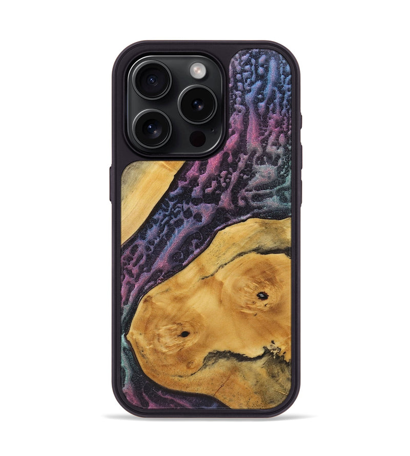 iPhone 15 Pro Wood+Resin Phone Case - Beckett (Static, 720294)