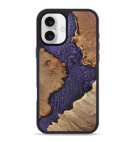 iPhone 16 Plus Wood+Resin Phone Case - Deneen (Static, 720295)