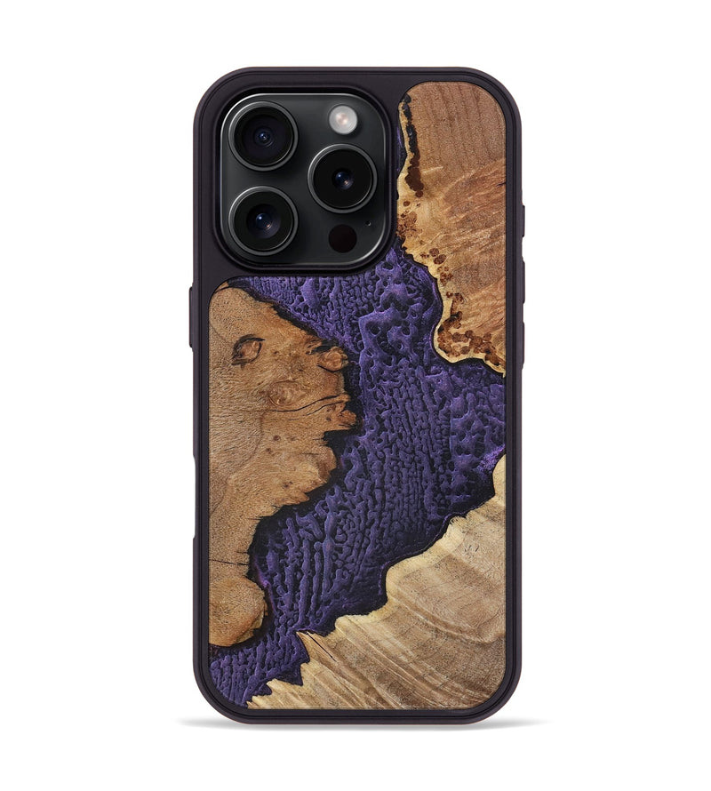 iPhone 16 Pro Wood+Resin Phone Case - Deneen (Static, 720295)