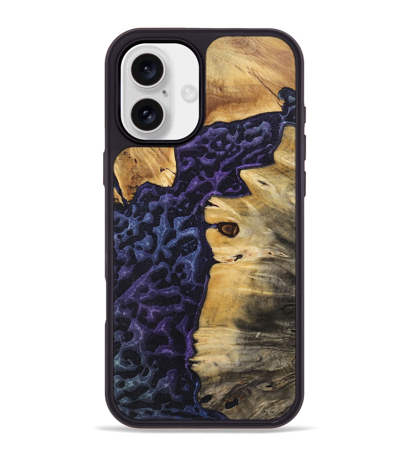 iPhone 16 Plus Wood+Resin Phone Case - Trisha (Static, 720296)