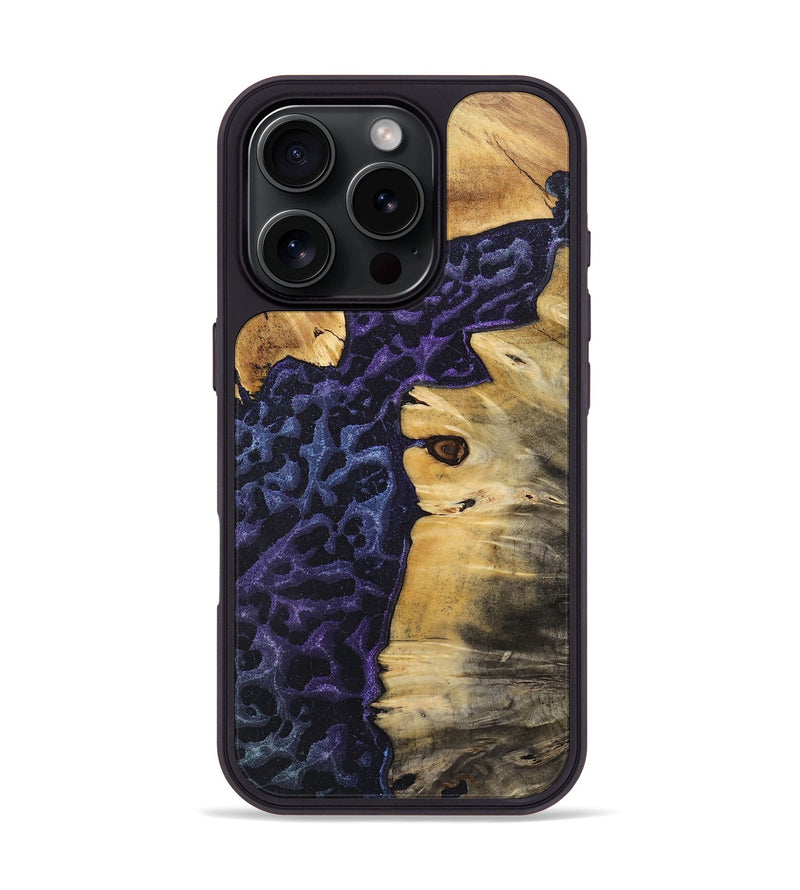 iPhone 16 Pro Wood+Resin Phone Case - Trisha (Static, 720296)