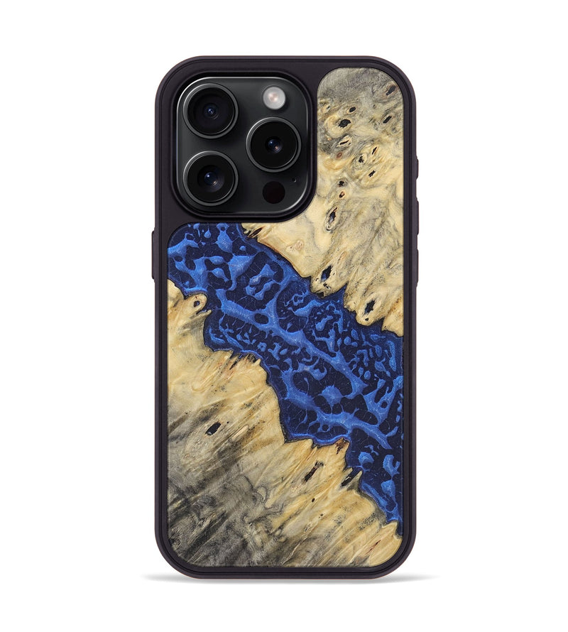 iPhone 15 Pro Wood+Resin Phone Case - Ira (Static, 720297)