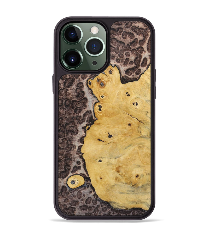 iPhone 13 Pro Max Wood+Resin Phone Case - Angelique (Static, 720300)