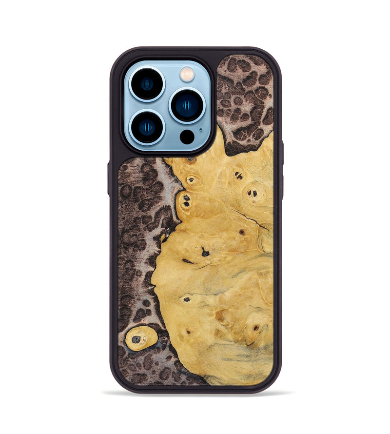 iPhone 14 Pro Wood+Resin Phone Case - Angelique (Static, 720300)