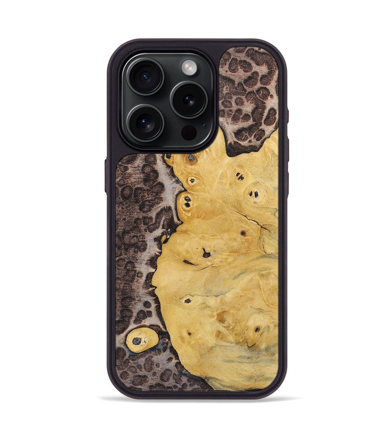 iPhone 15 Pro Wood+Resin Phone Case - Angelique (Static, 720300)