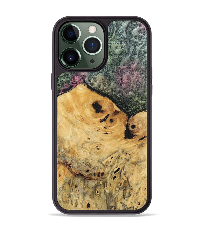 iPhone 13 Pro Max Wood+Resin Phone Case - Frances (Static, 720301)