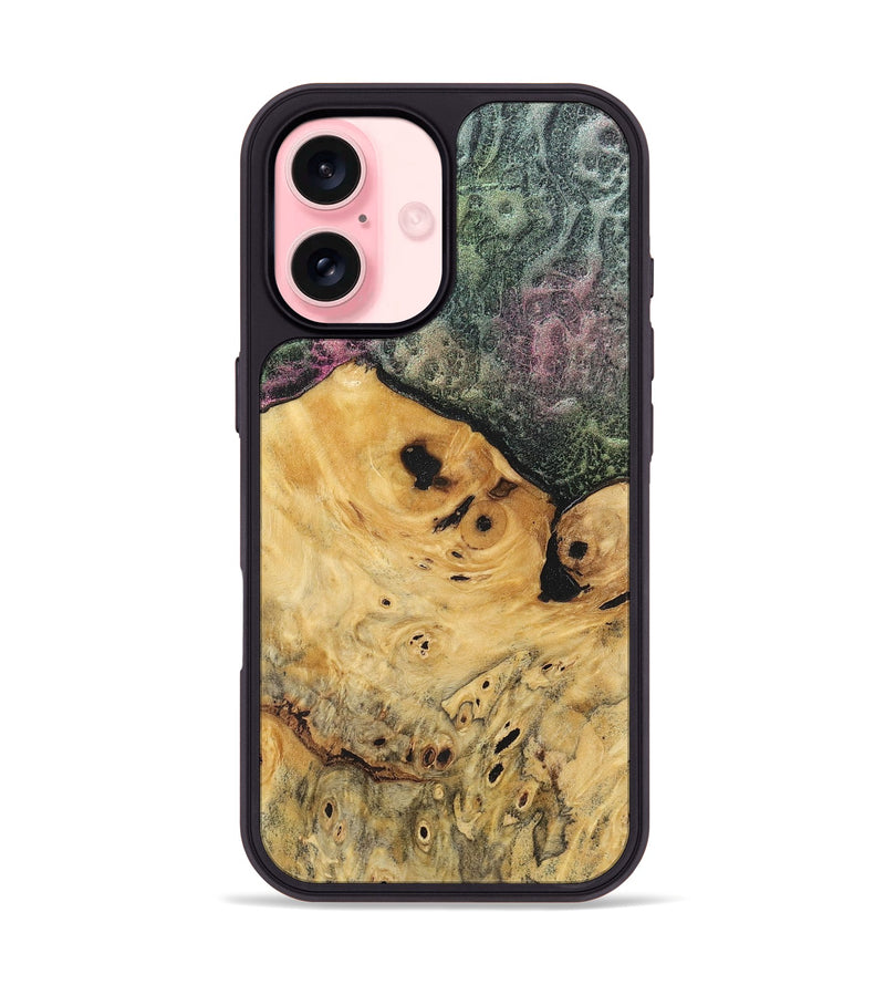 iPhone 16 Wood+Resin Phone Case - Frances (Static, 720301)