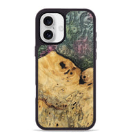 iPhone 16 Plus Wood+Resin Phone Case - Frances (Static, 720301)