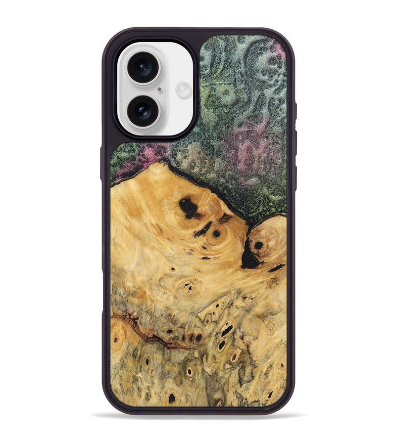 iPhone 16 Plus Wood+Resin Phone Case - Frances (Static, 720301)