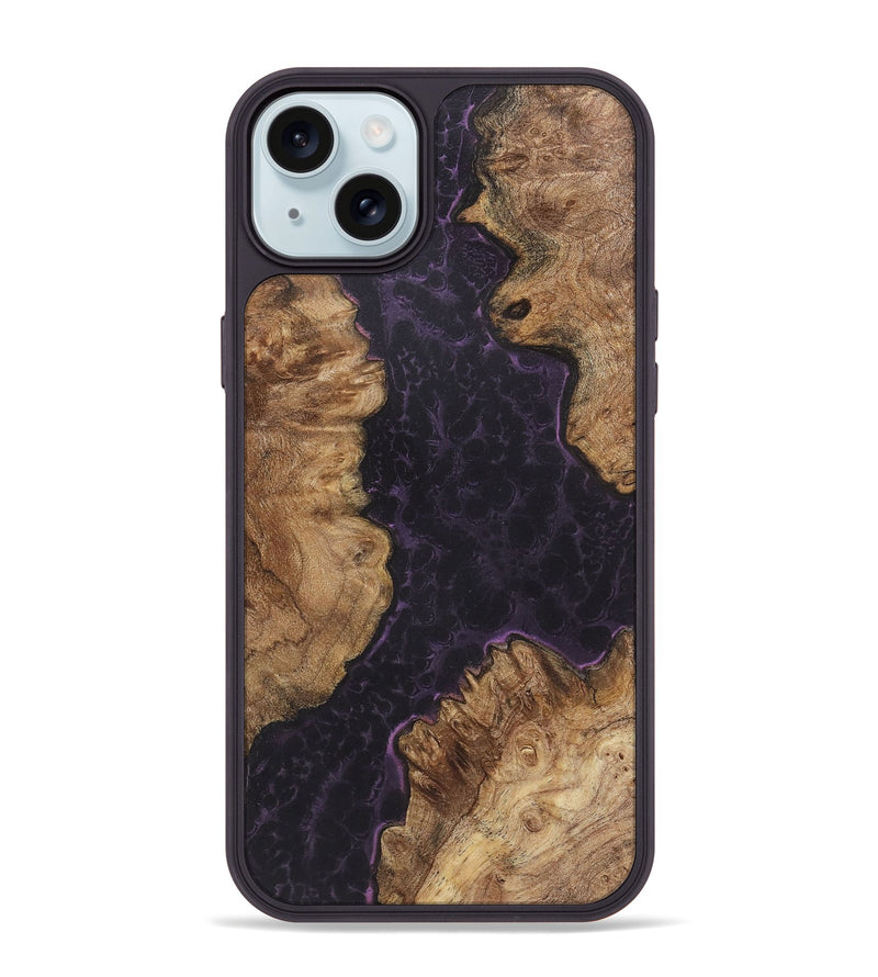 iPhone 15 Plus Wood+Resin Phone Case - Shirley (Static, 720302)