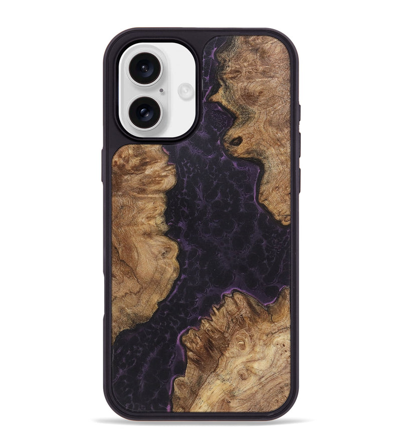 iPhone 16 Plus Wood+Resin Phone Case - Shirley (Static, 720302)