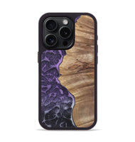 iPhone 15 Pro Wood+Resin Phone Case - Toby (Static, 720304)