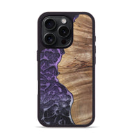 iPhone 16 Pro Wood+Resin Phone Case - Toby (Static, 720304)