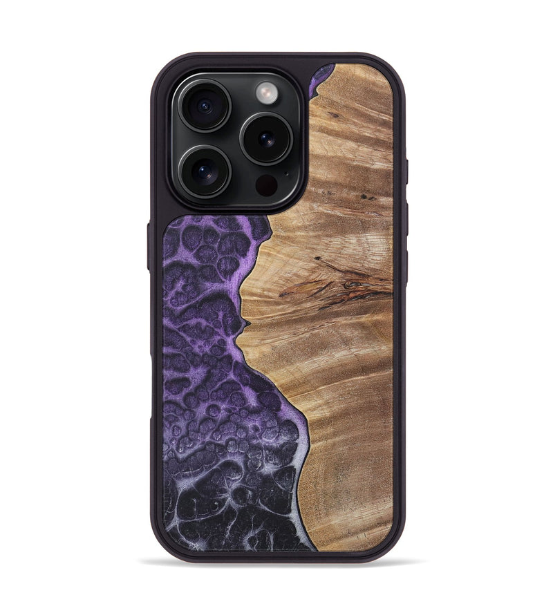 iPhone 16 Pro Wood+Resin Phone Case - Toby (Static, 720304)