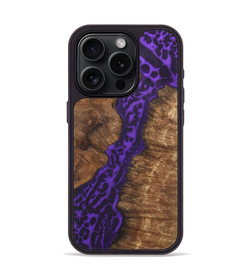 iPhone 15 Pro Wood+Resin Phone Case - Christy (Static, 720305)