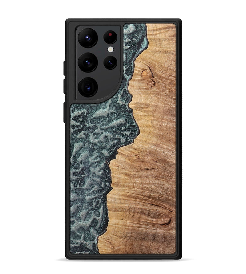 Galaxy S22 Ultra Wood+Resin Phone Case - Viola (Static, 720307)